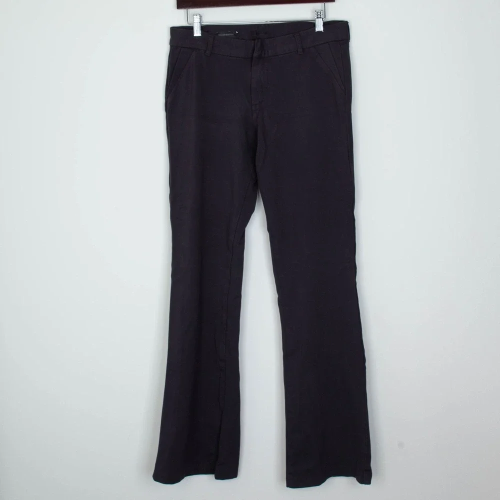 KUT from the Kloth Trouser Bootcut Pants Women's Size 8 Dark Gray Stretch Career